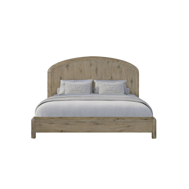 Grand lit à panneaux English Knotty Oak, Grand lit