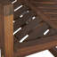 Chaise berçante d'extérieur en bois massif Harbison-1835770832