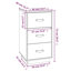 Sindel 3 Drawer Bedside Table-553991431