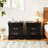 Nightstand Set Of 2, Solid Wood Nightstands With 2-Drawer, No Assembly Required-1766668414