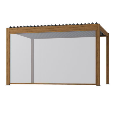 Pergola Accessories Adjustable Pull Down Roller Shade Compatible with Bonosuki Brand