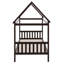 Lit simple de style maison avec tête et pied de lit-1890436060
