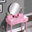 Ensemble coiffeuse et tabouret Liannon-1022157105