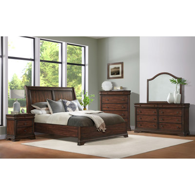 Dornhof 5-Drawer Solid Wood Chest