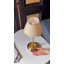 Lampe de table à DEL sans fil avec gradateur, pile rechargeable intégrée, 3 niveaux de luminosité, lampe de table de patio, lampe de chevet, éclairage ambiant pour restaurant Demetrish