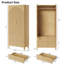 Armoire 2 portes avec 2 grands tiroirs et tringle-361103998