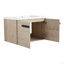 Armoire de salle de bain 30 po avec lavabo, portes à fermeture douce, fixation flottante, pour petite salle de bain