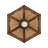 Rustic Lodge 13'' 1 - Light Rust Bowl Ceiling Fan Light Kit
