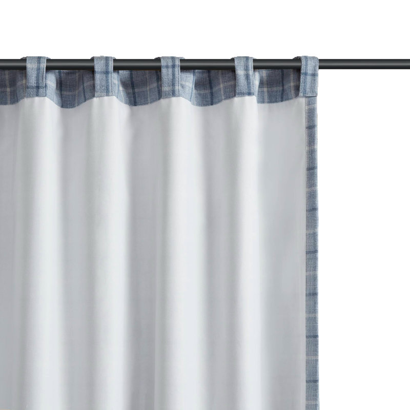 Rideau en polyester avec doublure en molleton, L 50 po x L 95 po