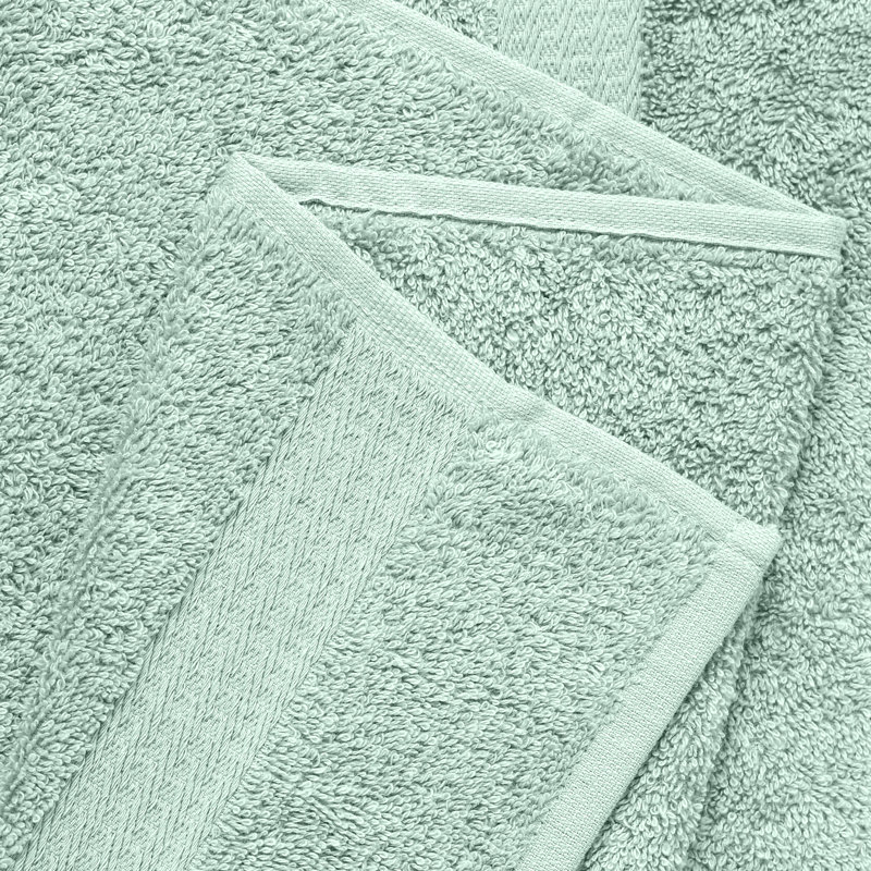 Ensemble de serviettes de bain True Classics, Vert, Serviettes de bain - paquet de 4