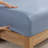 Floral Comforter Set with Bed Sheets Blue