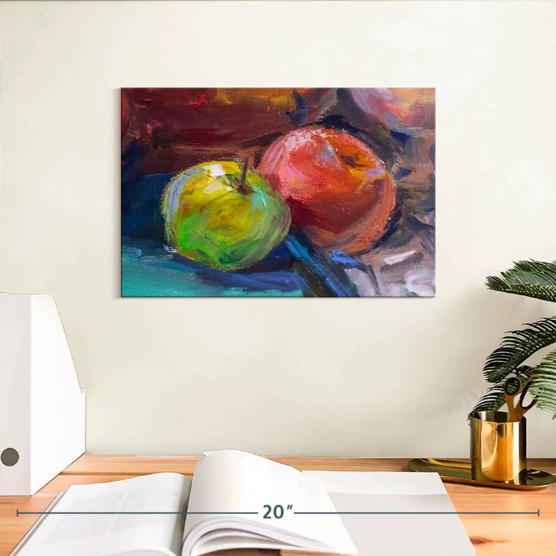 Yarlin Apples Still Life, 8" H x 12" W