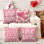 Coussins décoratifs pour la Saint-Valentin, ensemble de 4 housses pour coussins décoratifs pour la Saint-Valentin