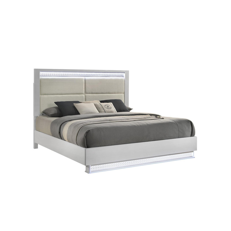 Lit plateforme avec DEL, Grand