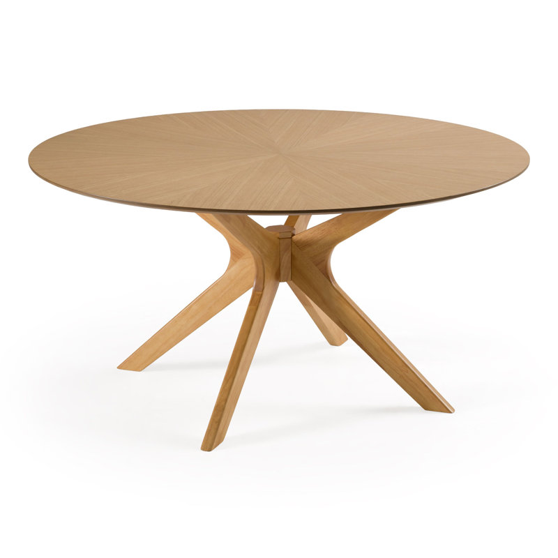 Table de salle à manger Nestor, H 30 po x L 59 po x l 59 po, Chêne naturel