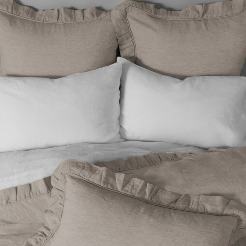 Basillo Linen Duvet Cover, Natural, King