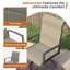 Aluminum Patio Dining Set with 53" Aluminum Round Dining Table and 6 Textilene Padded Dining Chairs-1304762275