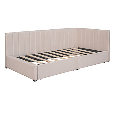 Upholstered Daybed With Storage Drawers