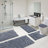 5 Piece Soft Absorbent Microfiber Bath Rug Set with Non-Slip Backing-1935903424