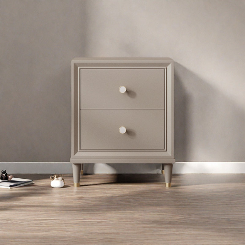 Armoire à tiroirs moderne et minimaliste, Gris / Blanc