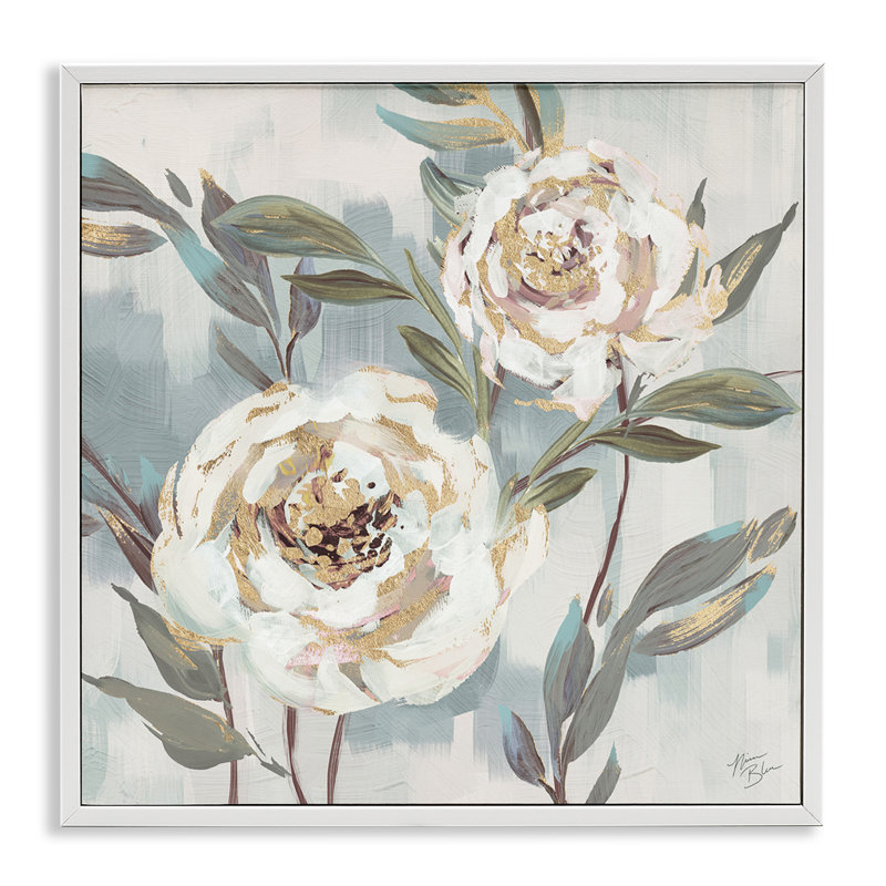 «Stupell Industries Two Country Blossoms», art de la giclée encadrée par Nina Blue, H 24 po x l 24 po