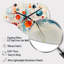 Horloge murale colorée en métal Mid Century Abstract Atomic II - Mid-Century-1127471028