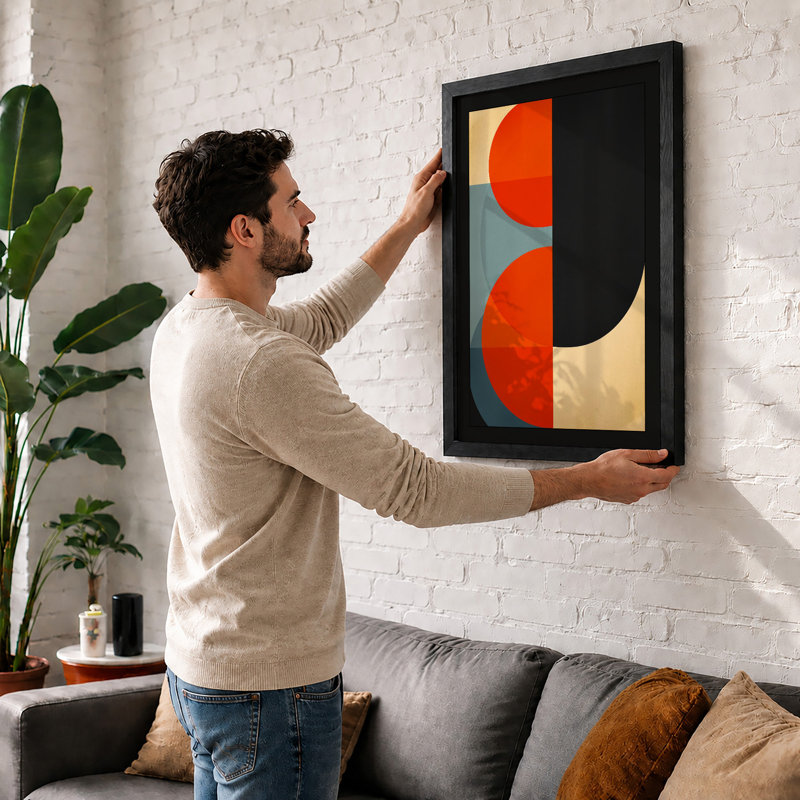 Chromatic Balance Geometric - Print, Unframed, A1 - 84.1 x 59.4 cm
