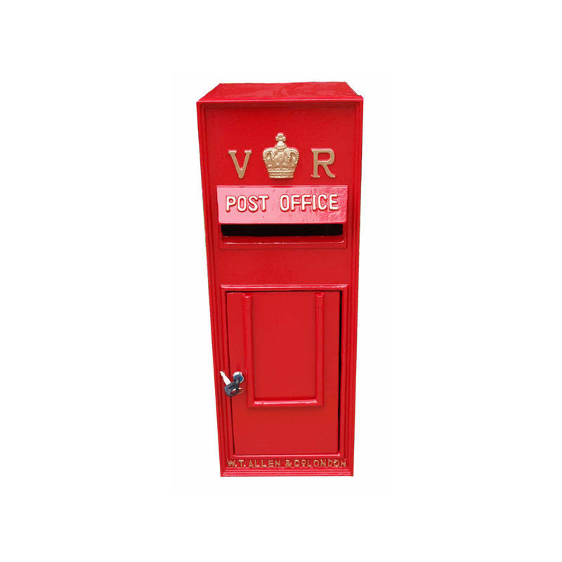 Carrickfergus Aluminum Wall Mounted Post Box, Red