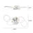 24.41'' Geometric Multi-Ring Ceiling Fan With Light