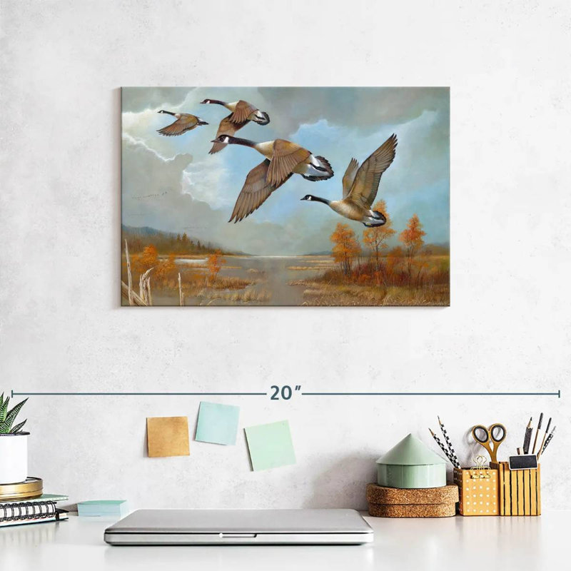 Brampt Canadian Geese, 8" H x 12" W