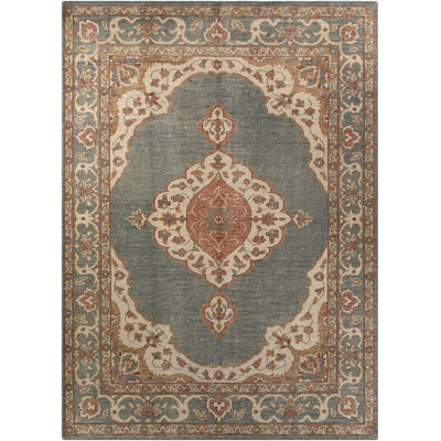 Zahra Wool Oriental Area Rug