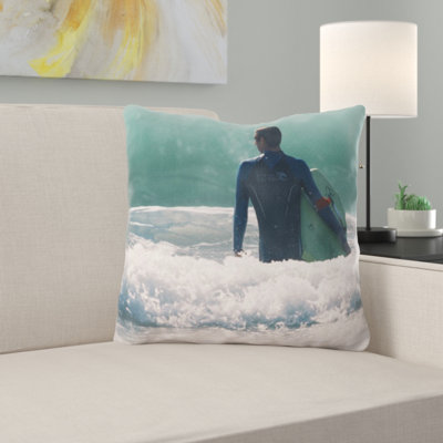 Water Throw Pillow