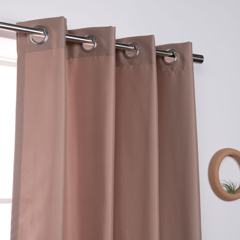Analese Outdoor Grommet Curtain, Cafe