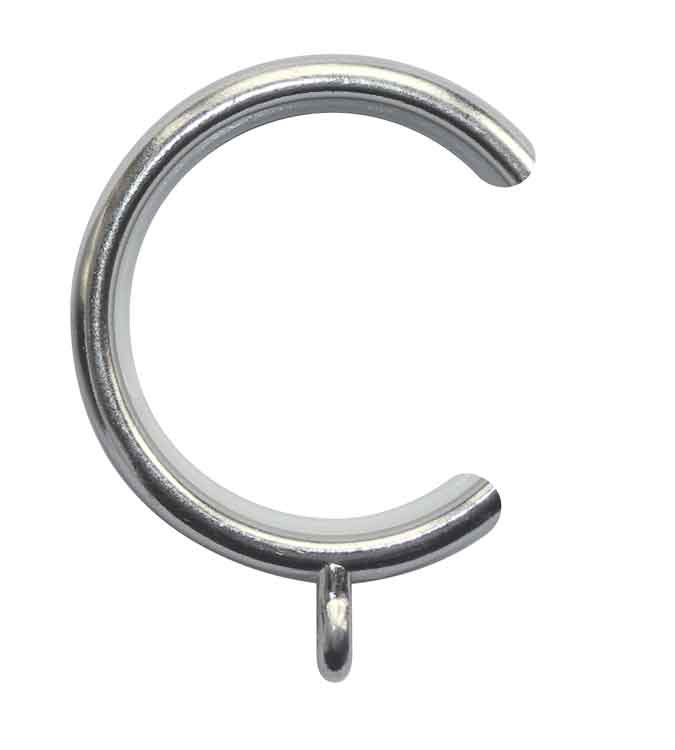 2.8cm Curtain Rings, Silver