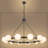 Chupp 12 - Light Chandelier Bubble Chandelier Lighting Black Wagon Wheel Chandelier Light Fixture