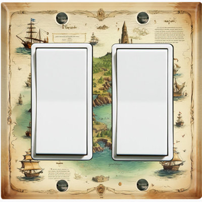 2 - Gang Rocker Standard Wall Plate