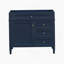 Meuble-lavabo de 36 po sans lavabo supérieur, armoire de rangement moderne avec 2 tiroirs et un tiroir rabattable (n'inclut pas le lavabo)-120226029