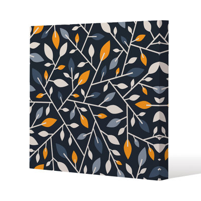 geometric abstract Slim Style Canvas Print, 15mm Slim Real wood.