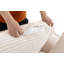 Canapé modulaire en L compressé modulaire en L recouvert de velours côtelé rembourré avec dossier sans repose-pieds, trois coussins et deux coussins lombaires, coussins de siège amovibles-1621820788