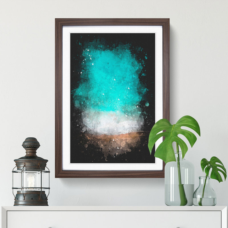 Sydney Australia Beach - Framed Print, Walnut Framed, 87cm H x 62cm W x 2cm D