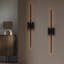 Applique murale à DEL intégrée moderne en métal à intensité variable de 28 po Vernes-319897967