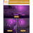 Dimmable Purple LED Night Light With Dusk To Dawn Sensor And Black Finish-116927928