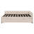 Full Size Upholstered L-Shaped Upholstered Daybed with Twin Size Pop Up Trundle-1217663078
