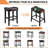 Bar Stool Cover Rectangle Set Of 4 Printed Stretch Counter Height Bar Stools Slipcovers Saddle Stool Slipcover Bench Seat Protector Backless Bar Stools Covers For Kitchen Counter