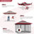 Pop Up Gazebo, Outdoor Instant Canopy Tent W/4 Netting Sidewall & Auto Extending Eave, Patio Gazebos Shelter W/Mesh Wall, Center Lock, Wheeled Bag For Garden, Yard, Party, Deck-108934226-108934225