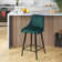 Hallberg Upholstered Counter Stool with Metal Frame