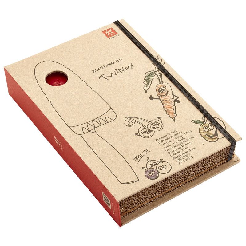 ZWILLING Twinny Kids Chef’s Knife, Red