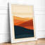 Layered Horizons Minimalist - Framed Print-1160102183-1160102204