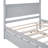 Wood Canopy Bed With Trundle Bed-430650335