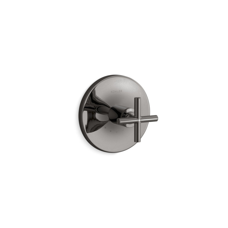 Purist Valve Trim with Cross Handle for Thermostatic Valve